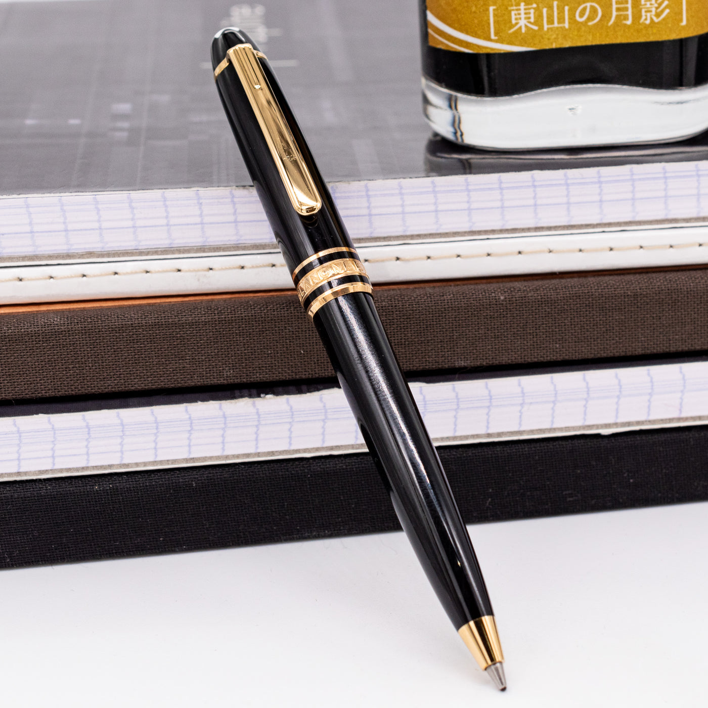 Montblanc Meisterstuck 116 Mozart Black Gold Ballpoint Pen Rare