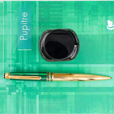 Montblanc Meisterstuck 164 Solitaire Czar Nikolai I Malachite Ballpoint Pen - Preowned