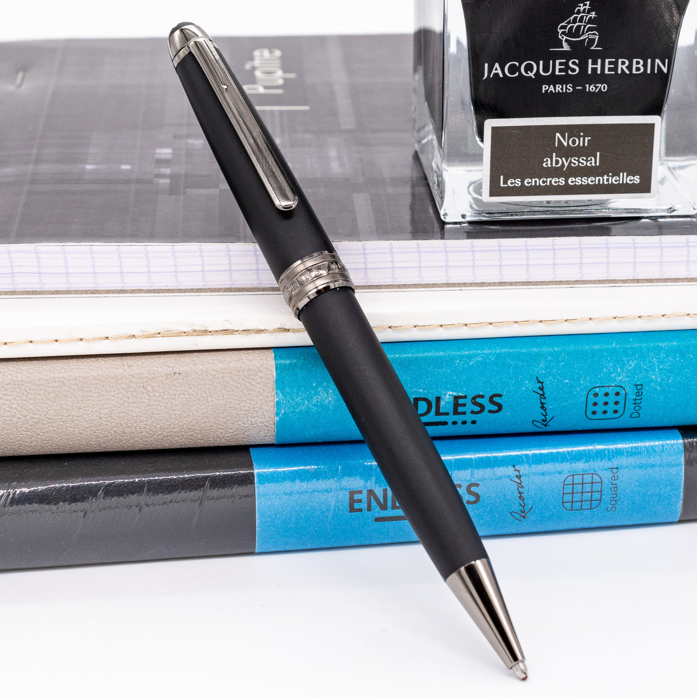 Montblanc Meisterstuck 164 Ultra Black Ballpoint Pen