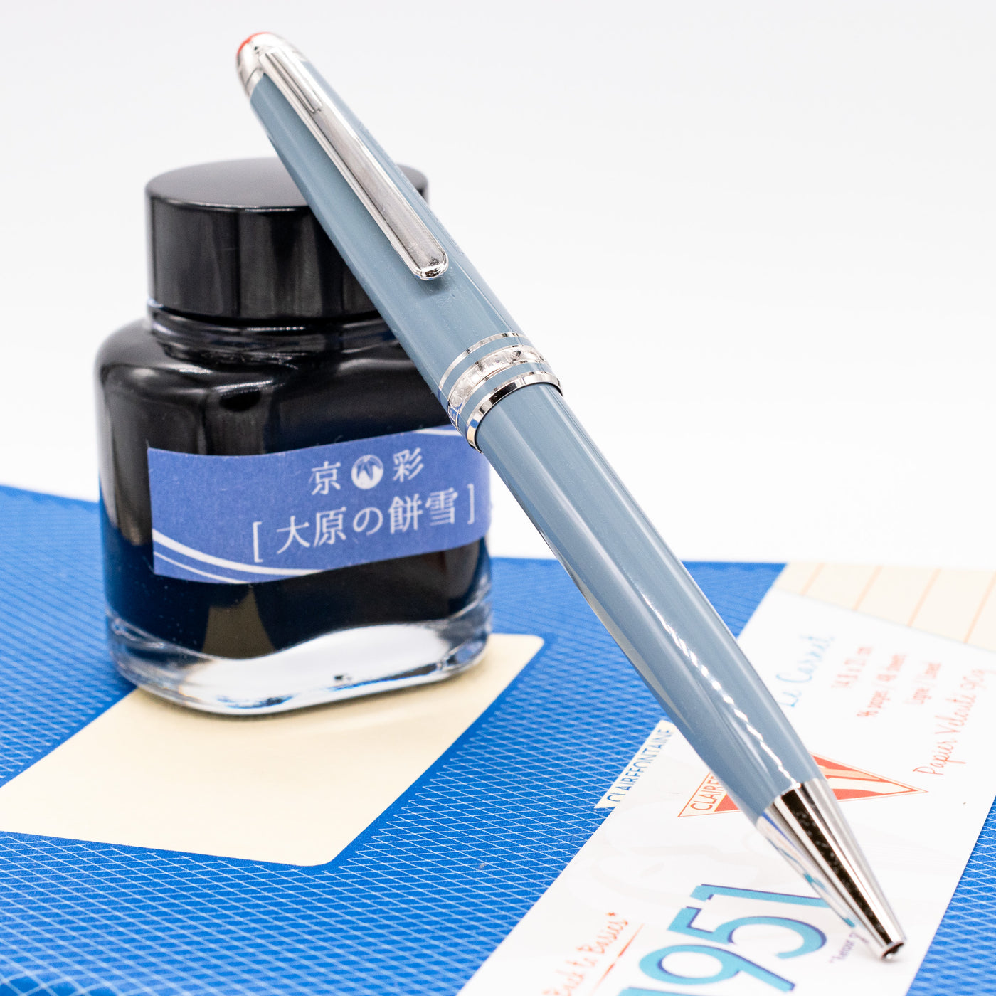 Montblanc Meisterstück x Olympic Heritage Chamonix 1924 Classique Ballpoint Pen blue