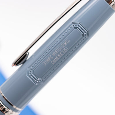 Montblanc Meisterstück x Olympic Heritage Chamonix 1924 Classique Rollerball Pen engraving