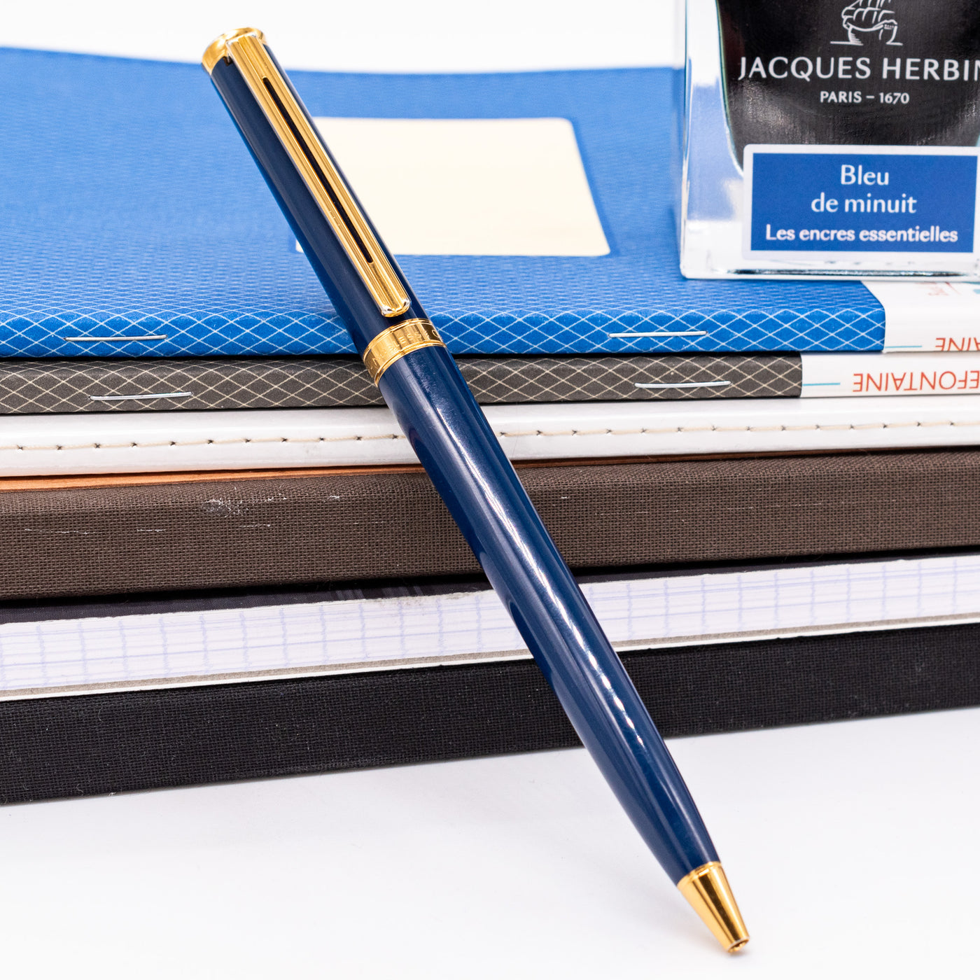 Montblanc Noblesse Oblige Blue & Gold Ballpoint Pen