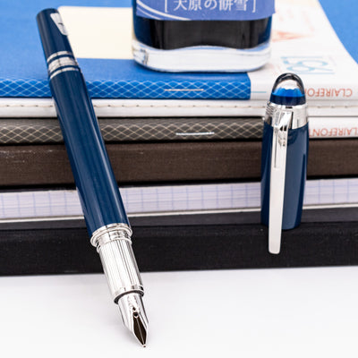 Montblanc Starwalker Blue Planet Precious Resin Fountain Pen