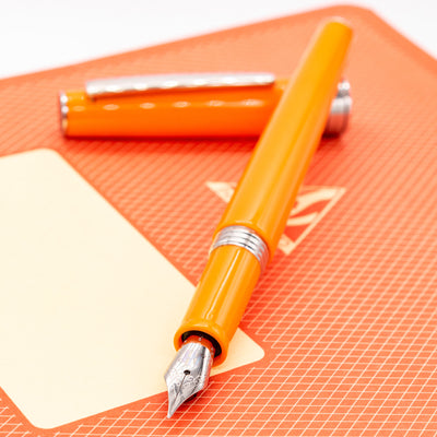 Montegrappa Armonia Fountain Pen Orange Uncapped