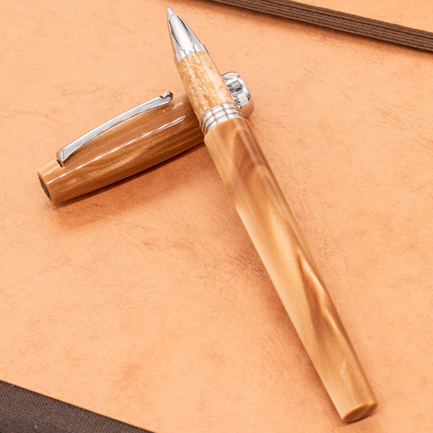 Montegrappa Felicita Caramel Rollerball Pen brown