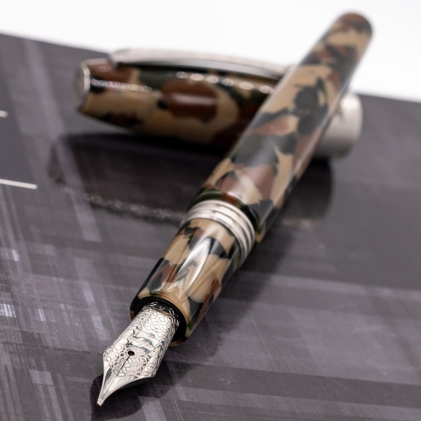 Montegrappa Fortuna Camouflage Fountain Pen - Preowned