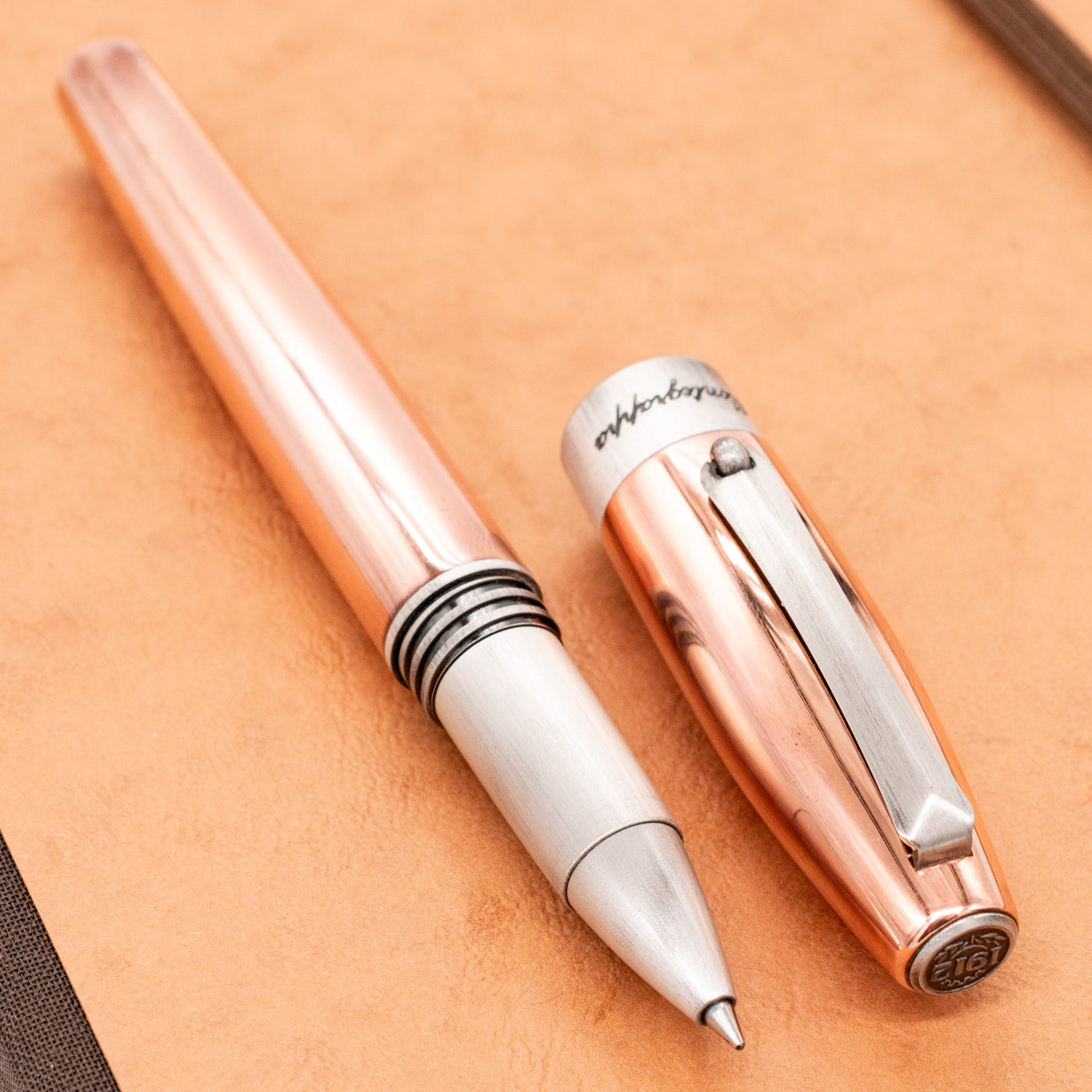 Montegrappa Fortuna Copper Mule Rollerball Pen clip