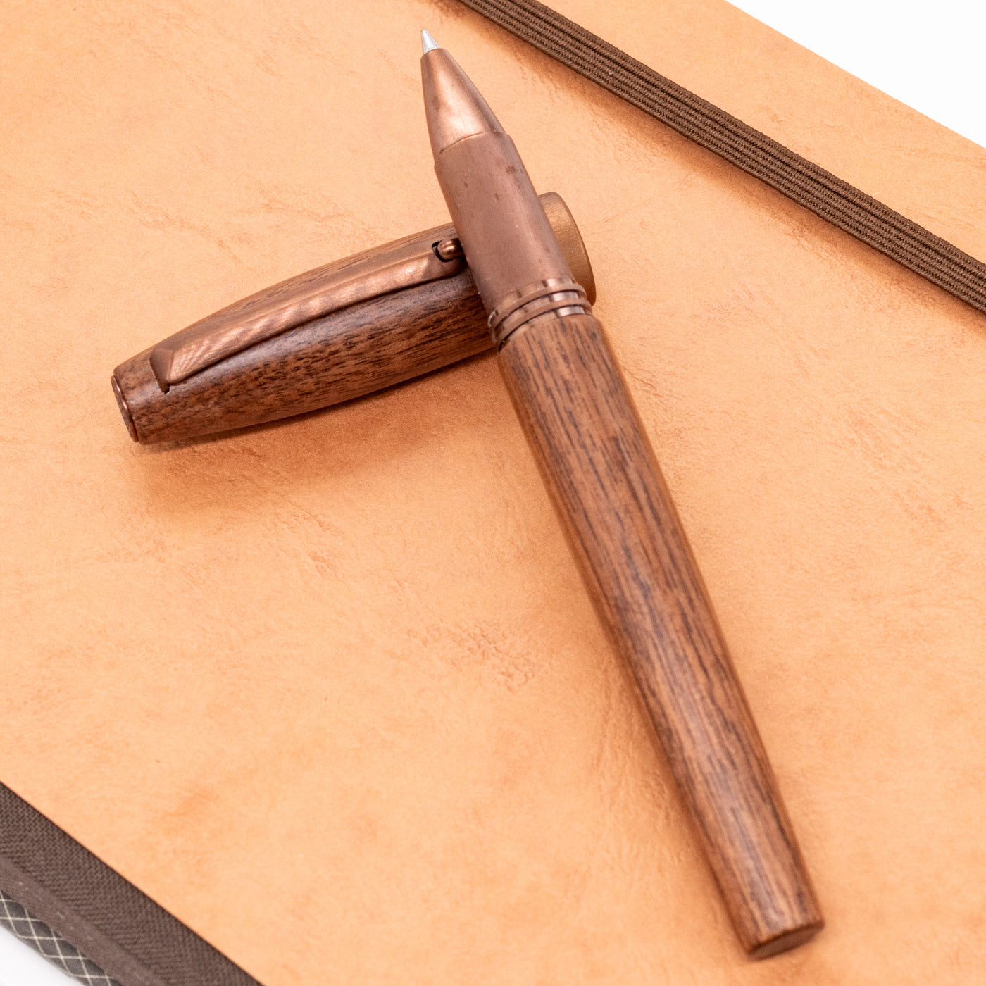 Montegrappa Fortuna Heartwood Walnut Rollerball Pen wooden