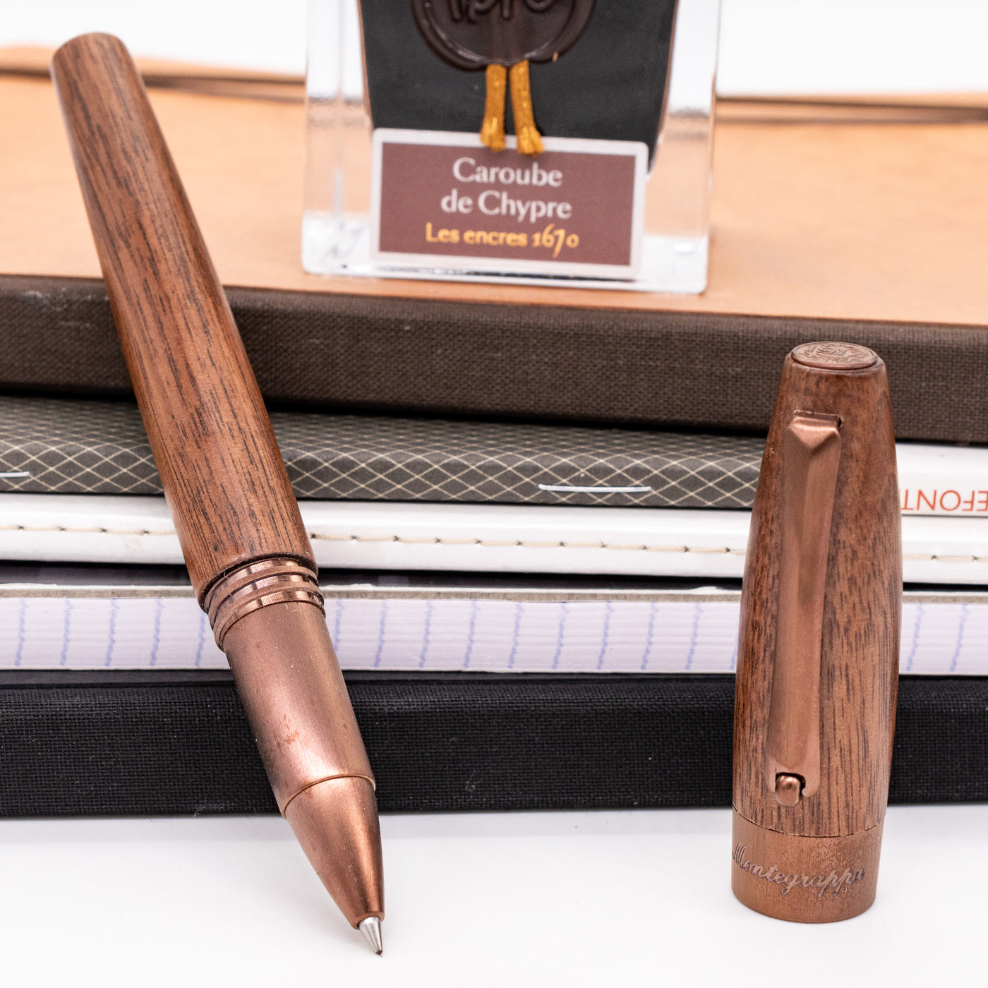 Montegrappa Fortuna Heartwood Walnut Rollerball Pen