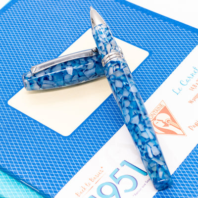 Montegrappa Fortuna Mosaico Marrakech Rollerball Pen blue