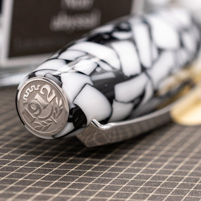 Montegrappa Fortuna Mosaico Rome Rollerball Pen cap top