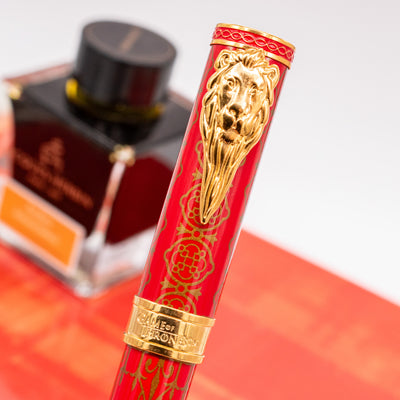 Montegrappa Game of Thrones Lannister Rollerball Pen clip