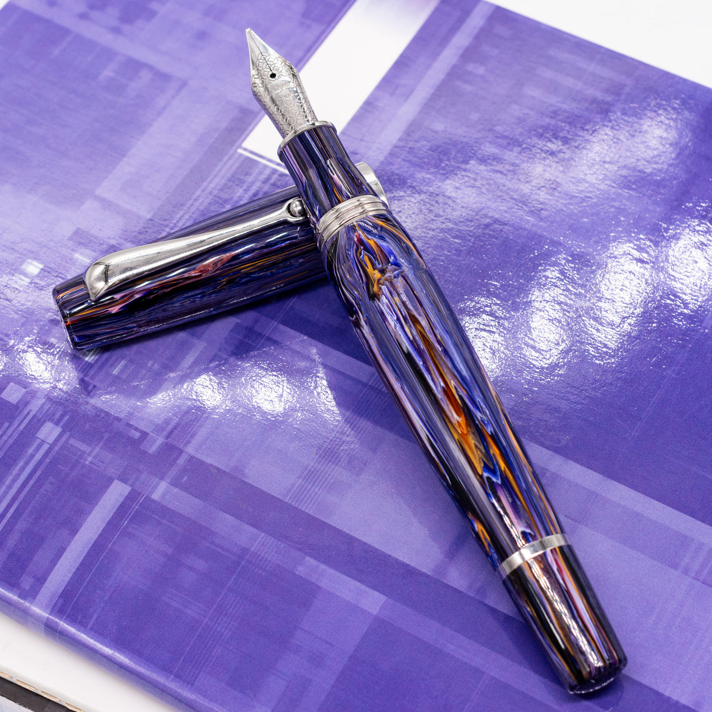 Montegrappa Mia Cityscape Fountain Pen purple