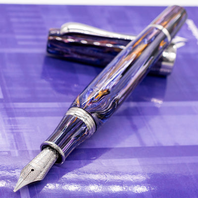 Montegrappa Mia Cityscape Fountain Pen uncapped