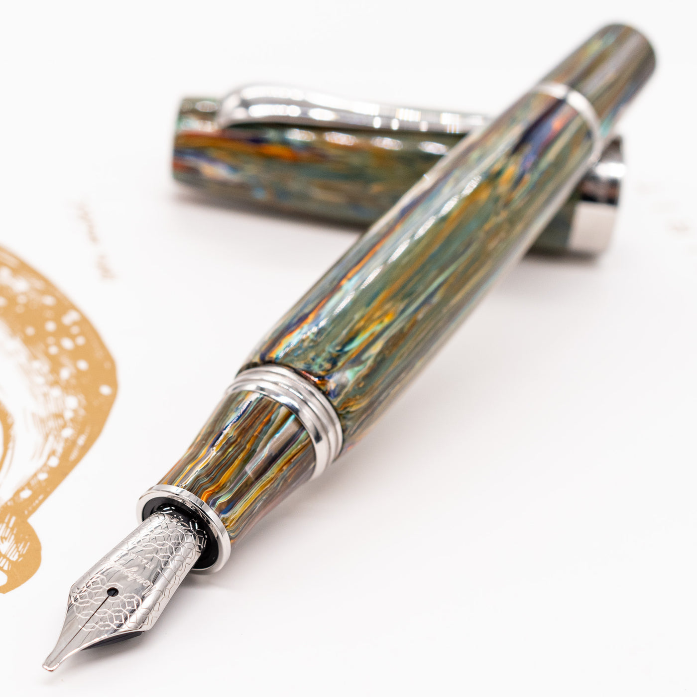 Montegrappa Mia Nirvana Fountain Pen uncapped