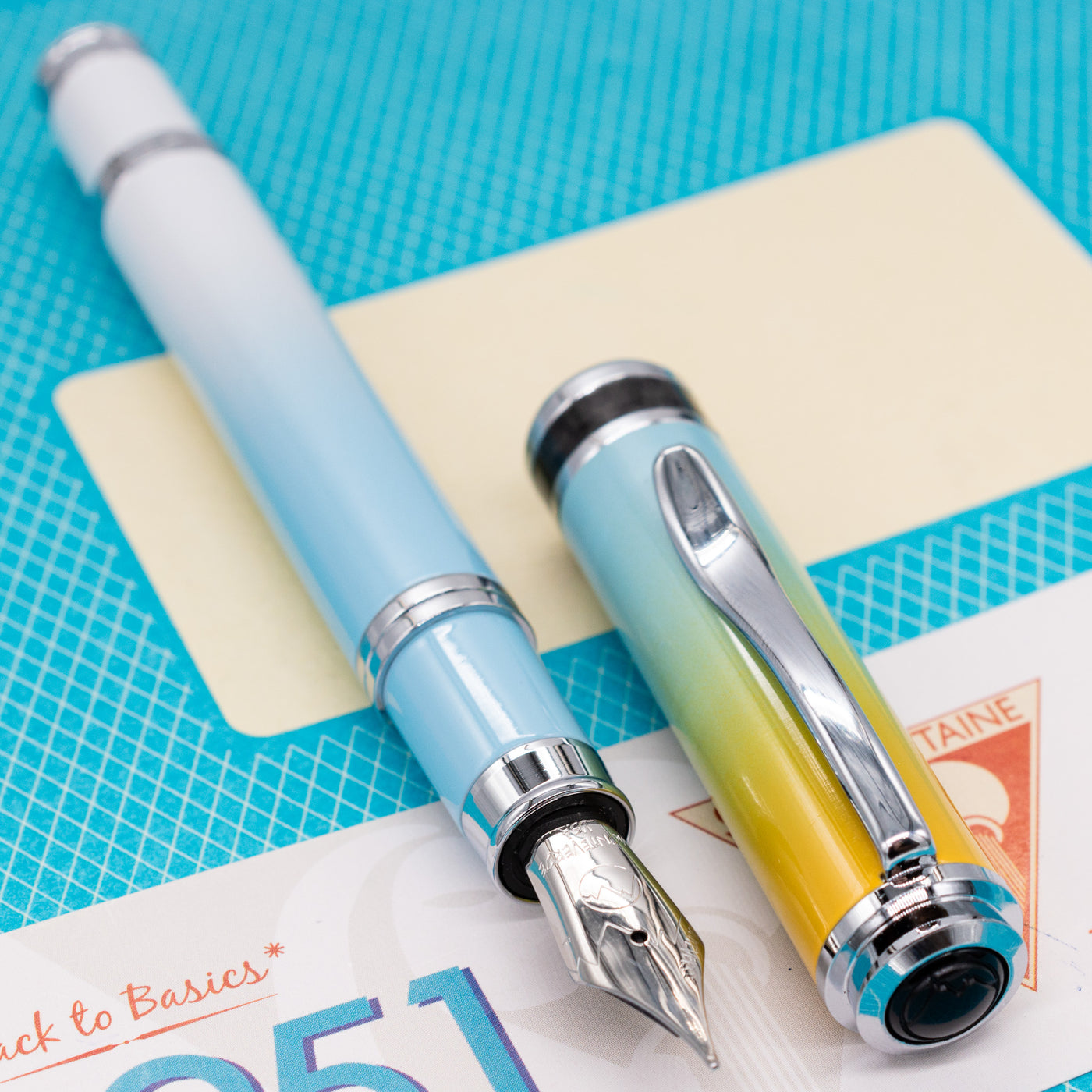 Monteverde Innova Ombre Fusion Fountain Pen - Bliss blue