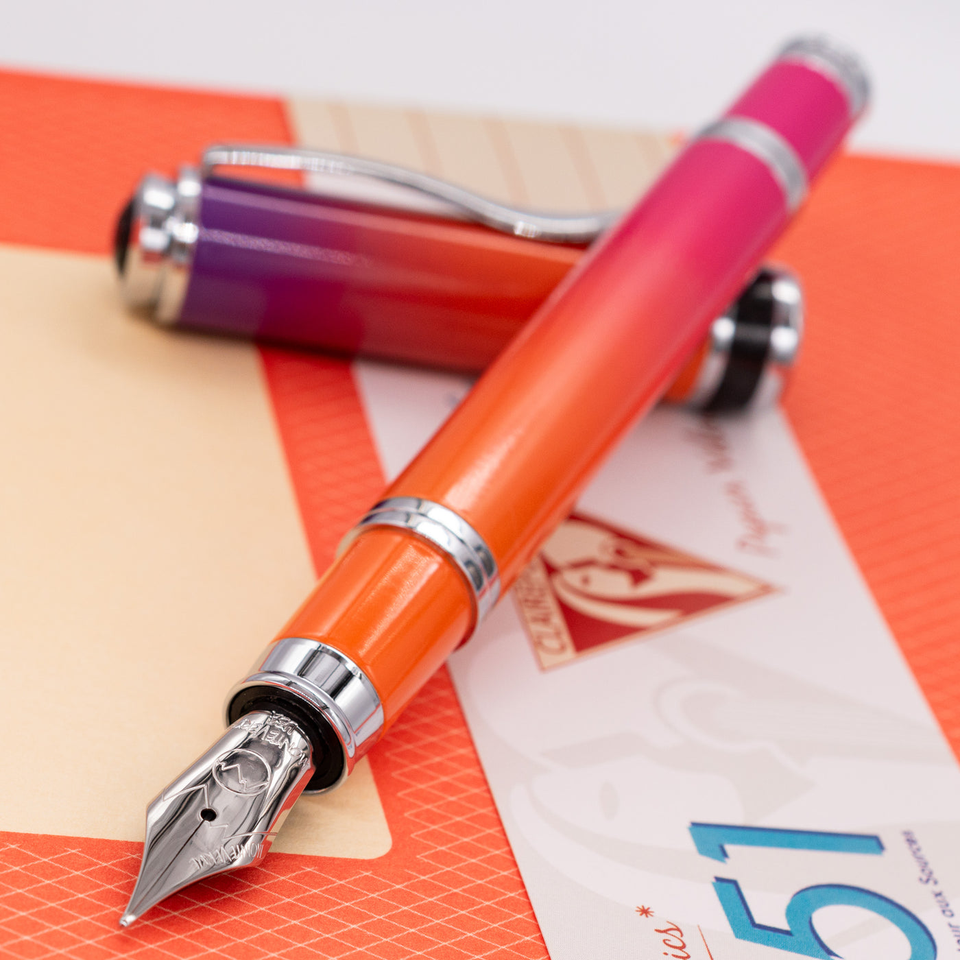 Monteverde Innova Ombre Fusion Fountain Pen - Harmony orange