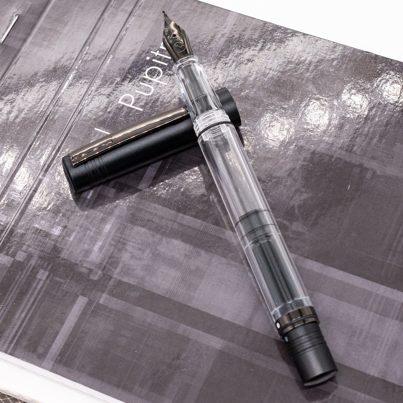 Monteverde MP1 Fountain Pen - Black Noir demonstrator