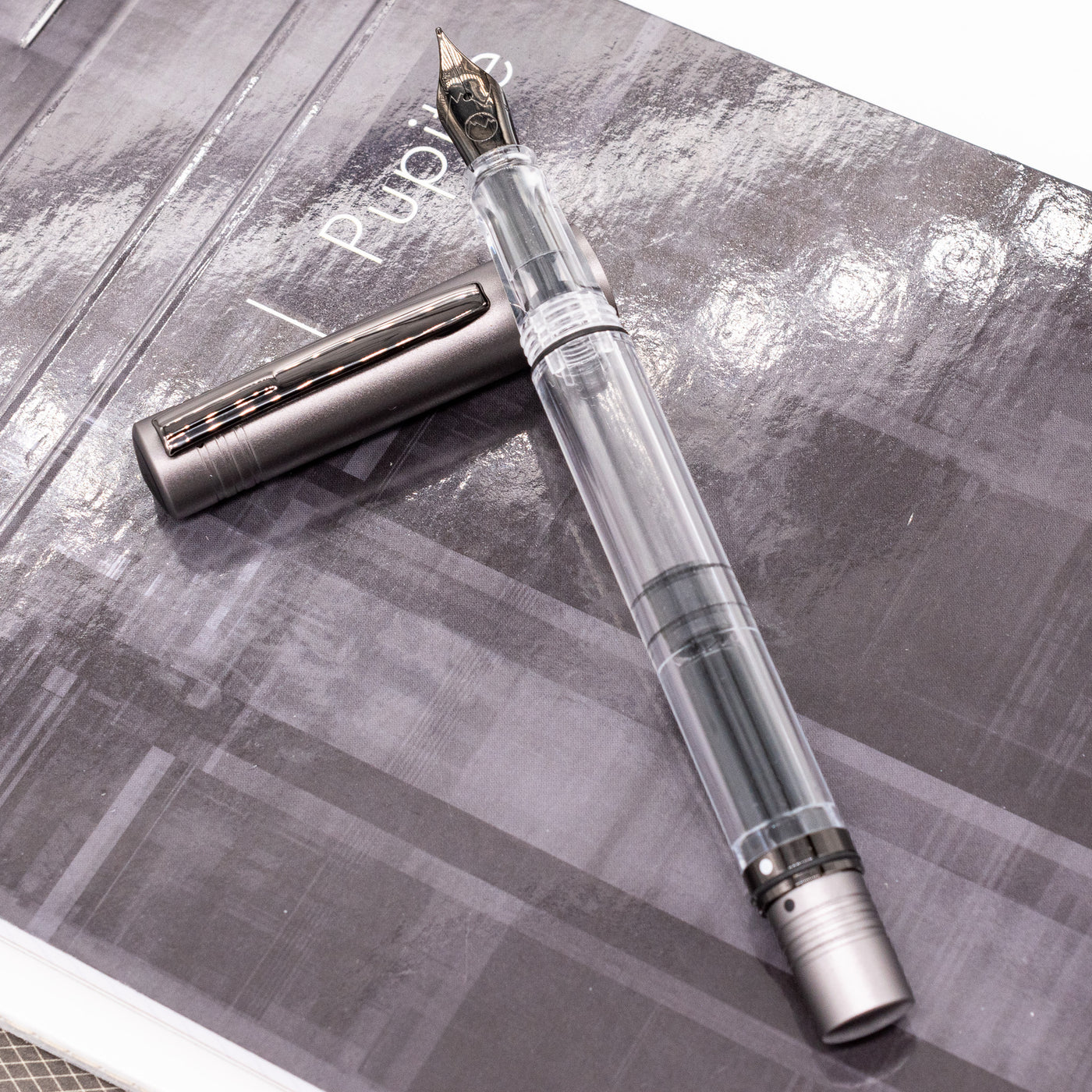 Monteverde MP1 Fountain Pen - Coal Gray demonstrator