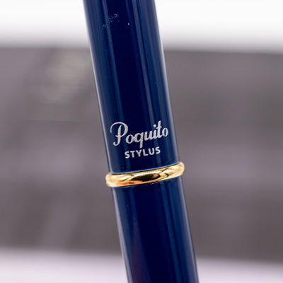 Monteverde Poquito Ballpoint Pen with Stylus - Classic Blue logo