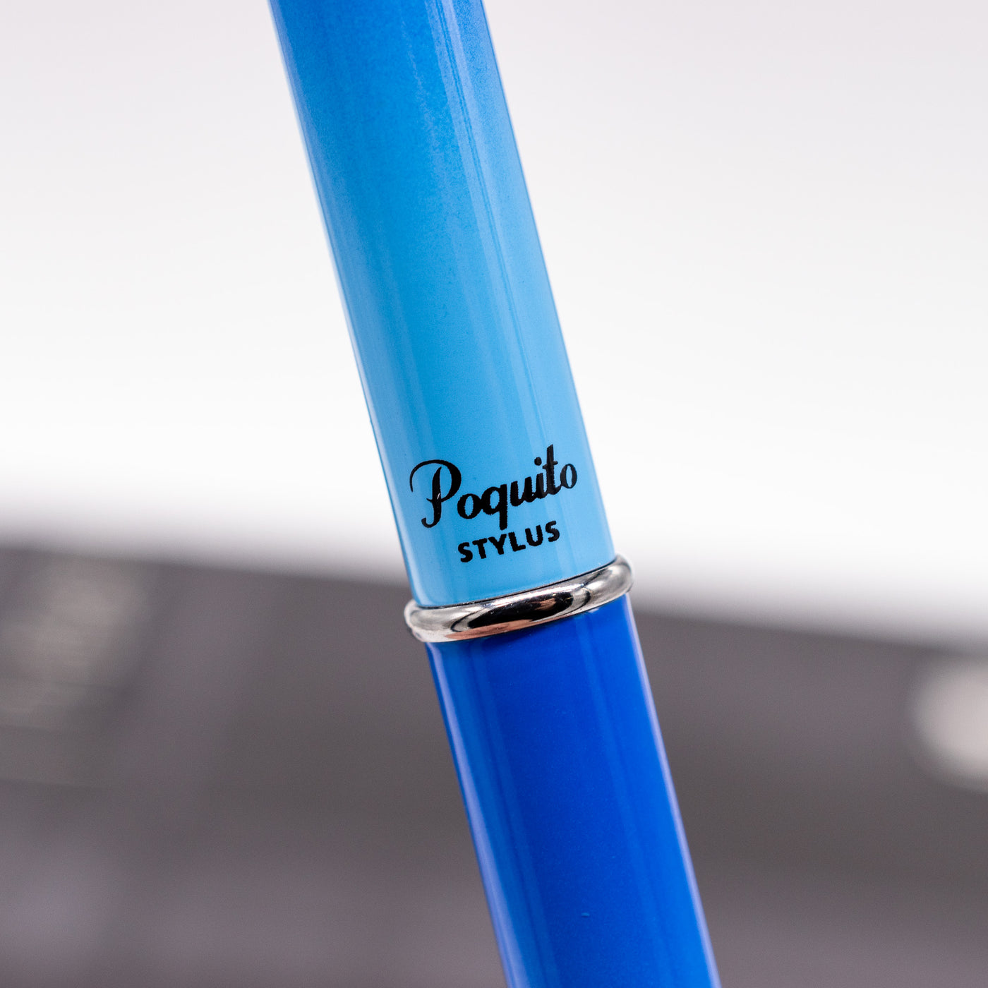 Monteverde Poquito Ballpoint Pen with Stylus - Gradient Blue & Light Blue logo