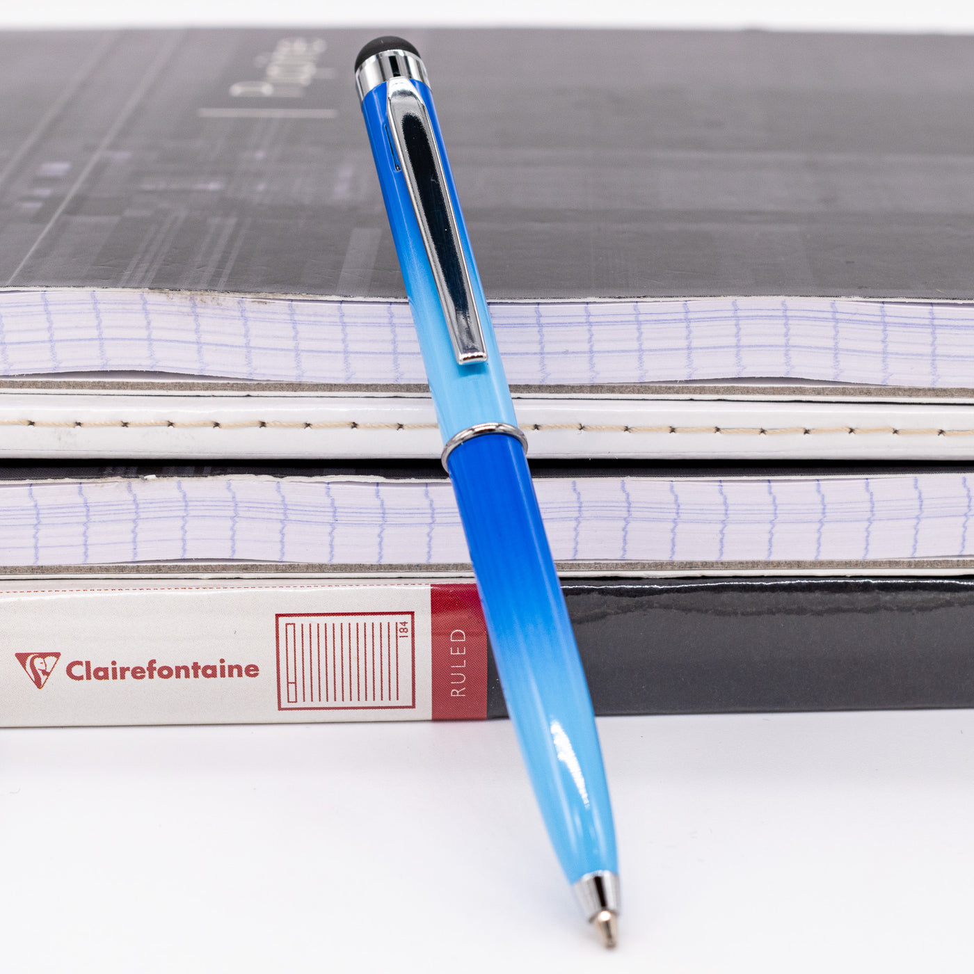 Monteverde Poquito Ballpoint Pen with Stylus - Gradient Blue & Light Blue