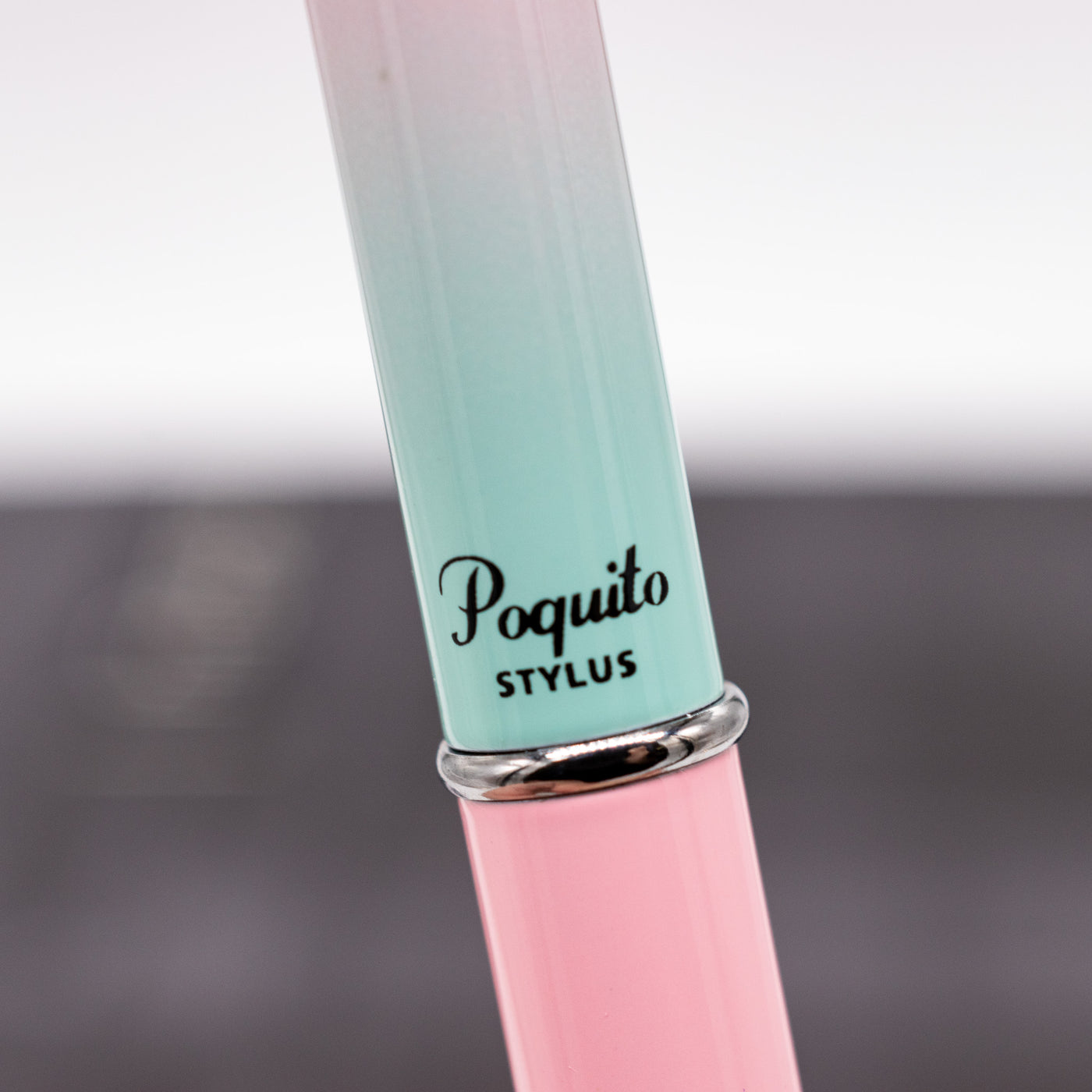 Monteverde Poquito Ballpoint Pen with Stylus - Gradient Pink Mint logo