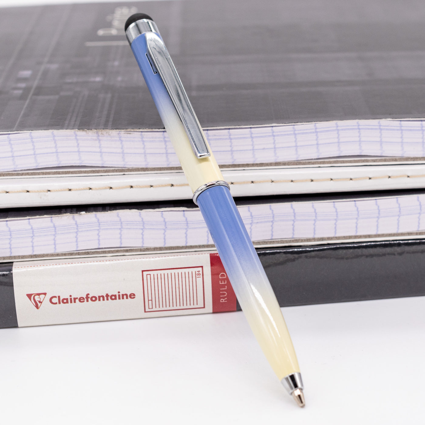 Monteverde Poquito Ballpoint Pen with Stylus - Gradient Violet Beige