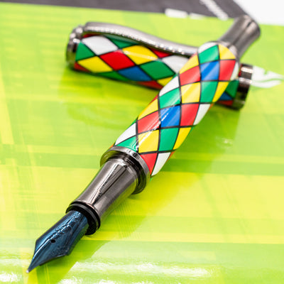 Monteverde Regatta Fountain Pen - Harlequin 2.0 uncapped