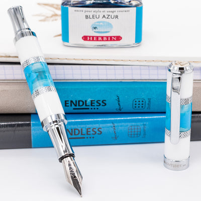 Monteverde Regatta Fountain Pen - Santorini Blue