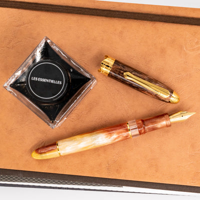 Nahvalur Horizon Fountain Pen - Desert caramel