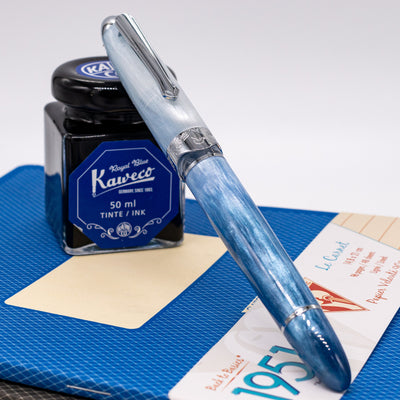 Nahvalur Horizon Fountain Pen - Glacier capped