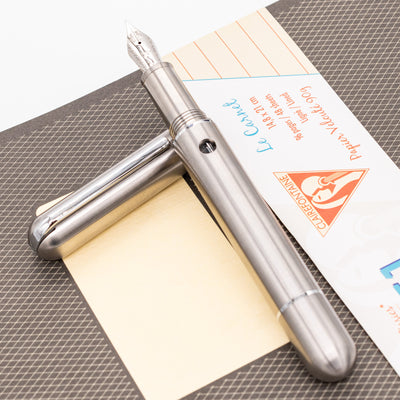 Nahvalur Nautilus 365 Anniversary Fountain Pen - Plongeur Titanium metal