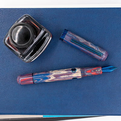 Nahvalur Nautilus Fountain Pen - Blue Ringed Octopus PVD