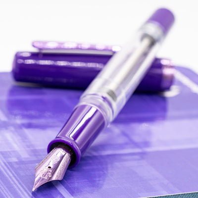 Nahvalur Original Plus Fountain Pen - Amethyst uncapped