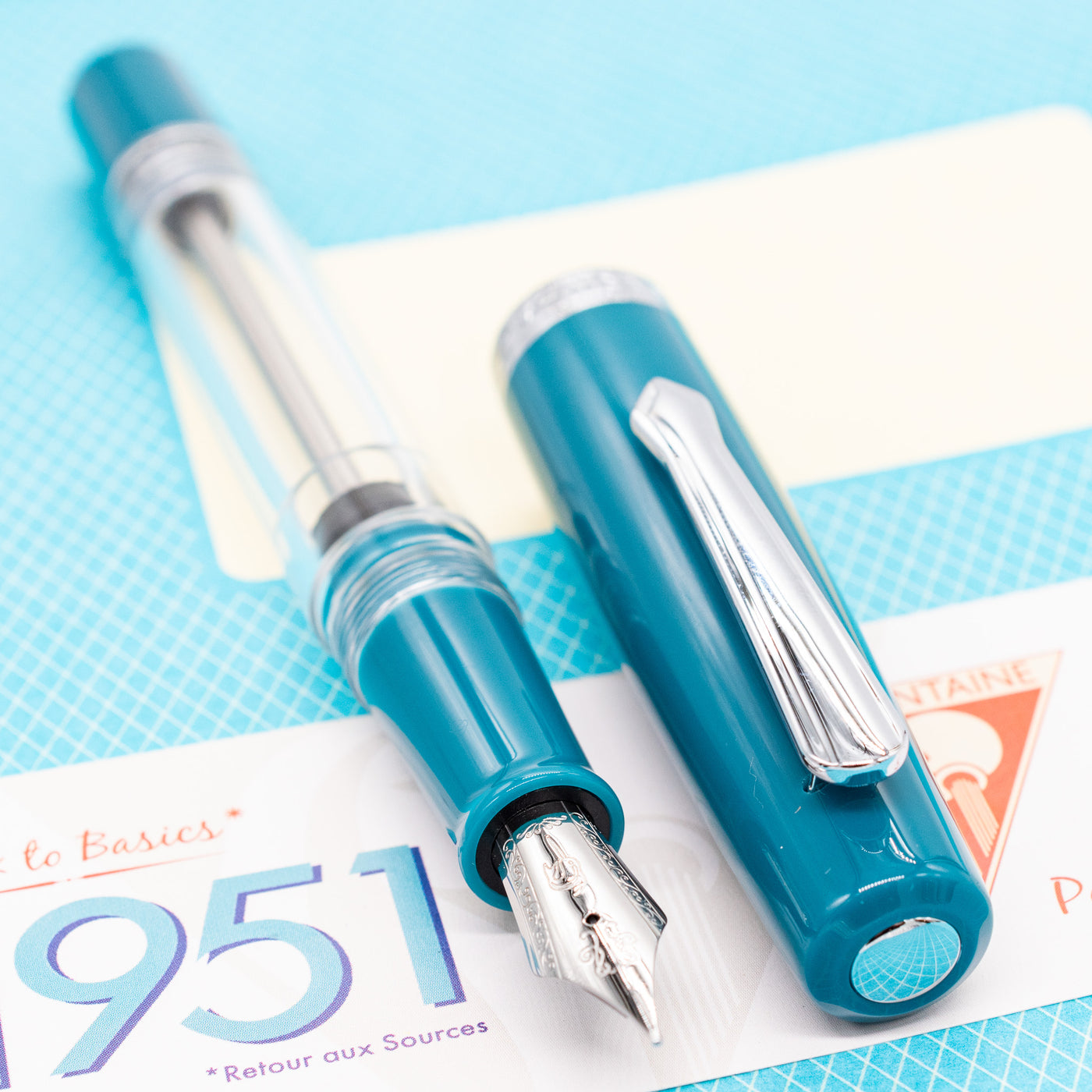 Nahvalur Original Plus Fountain Pen - Aquamarine new