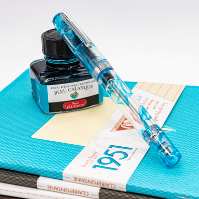 Nahvalur Original Plus Fountain Pen - Azureus Blue capped