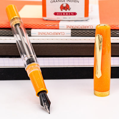 Nahvalur Original Plus Fountain Pen - Garibaldi Orange