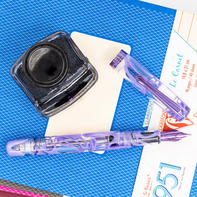 Nahvalur Original Plus Fountain Pen - Lavender Tetra vacuum filled