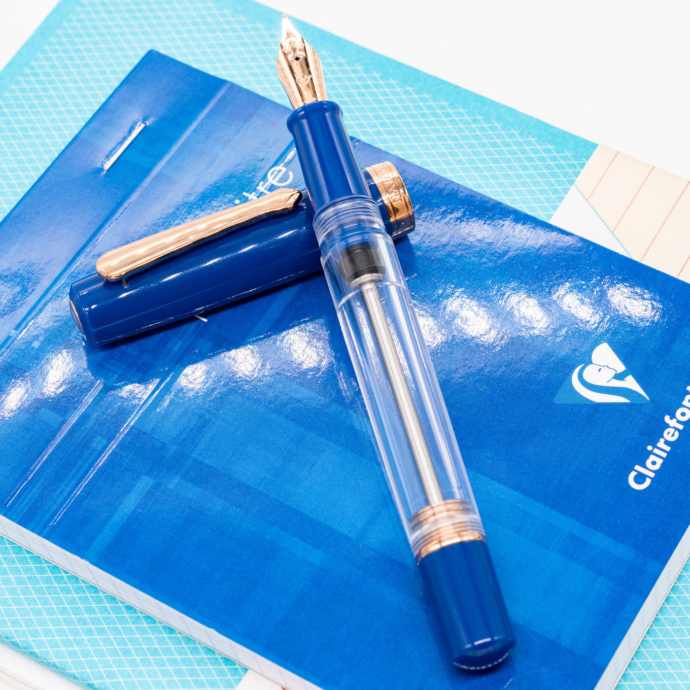 Nahvalur Original Plus Fountain Pen - Sapphire vacuum filled