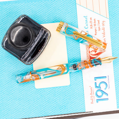 Nahvalur Original Plus Fountain Pen - Summer turquoise blue