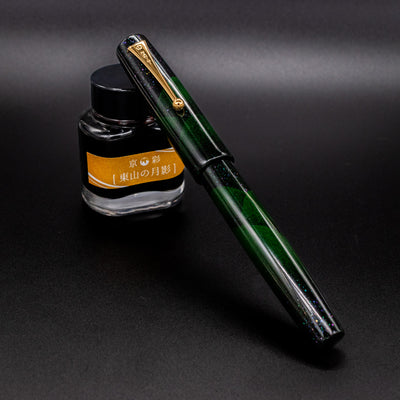Namiki Aya Evergreen Tokiwa Green Fountain Pen capped