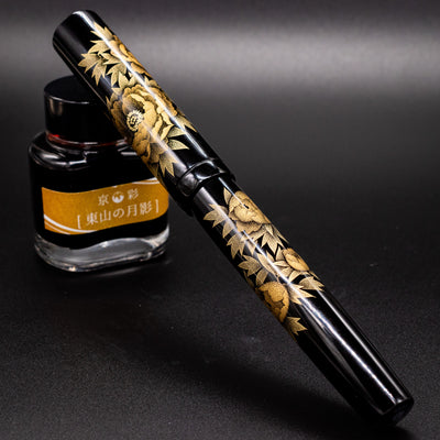 Namiki Chinkin Emperor Peony Fountain Pen Capped