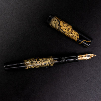  Namiki Chinkin Emperor Tiger Fountain Pen urushi lacquer