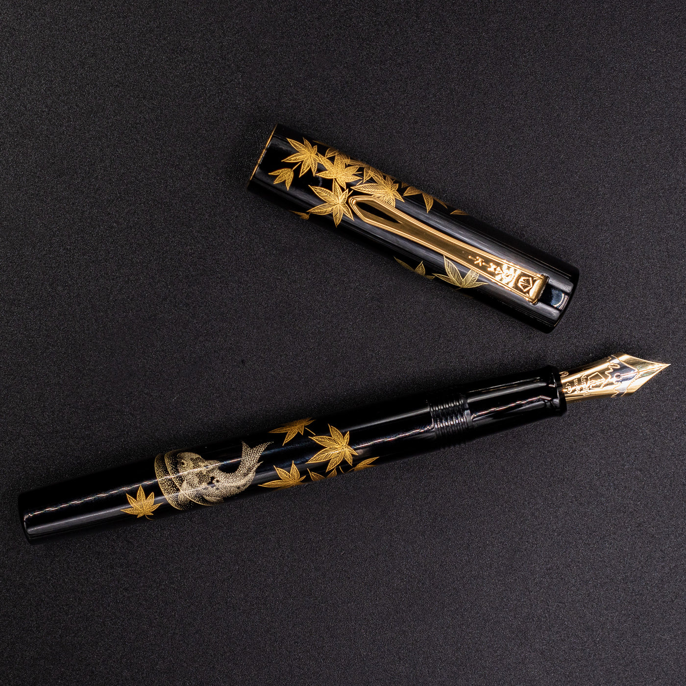 Namiki Chinkin Yukari Fountain Pen - Kinshu hand painted