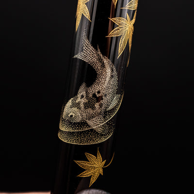 Namiki Chinkin Yukari Fountain Pen - Kinshu koi fish