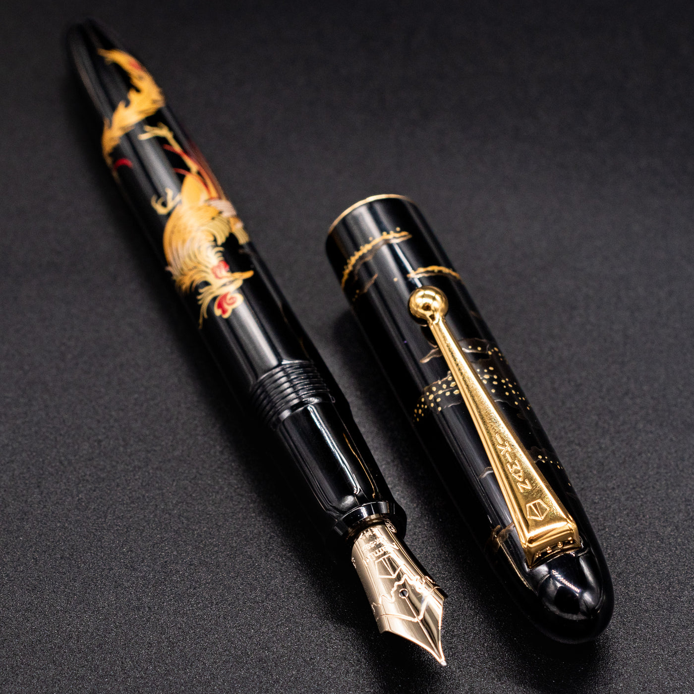 Namiki Nippon Art Fountain Pen - Chinese Phoenix maki-e