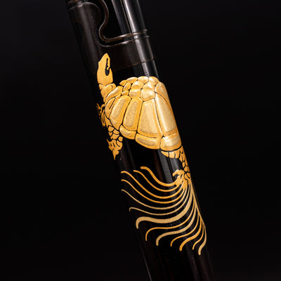 Namiki Nippon Art Fountain Pen - Crane & Turtle artwork