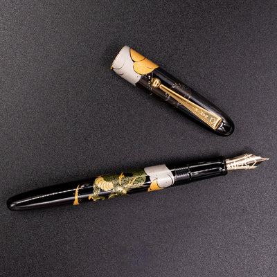 Namiki Nippon Art Fountain Pen - Dragon & Cumulus urushi maki-e