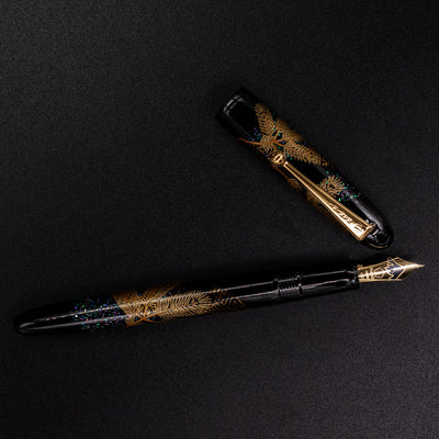 Namiki Yukari Fountain Pen - Pine Needles Black Urushi